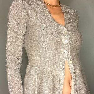 NWT DEX Elegant Gray Women's Sweater